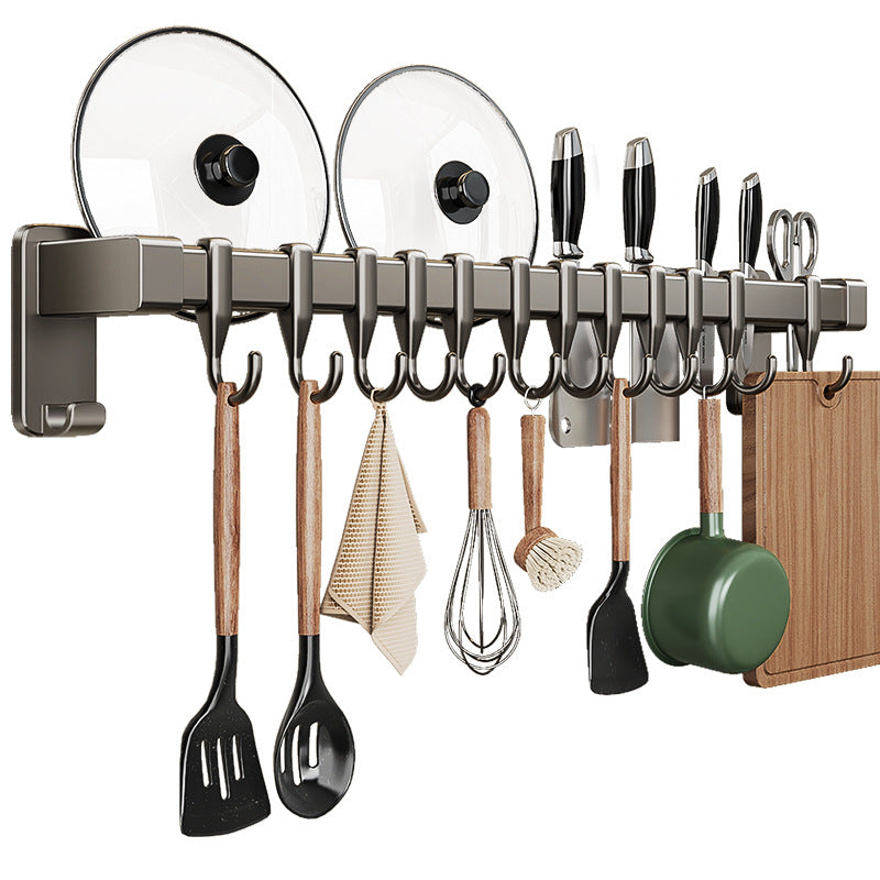 Wall-Mounted Kitchen Hook Rack
