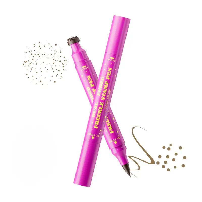 🔥HOT SALE🔥Waterproof Freckles Pen: Faux Freckle Stamp and Fine Tip Eyeliner for Realistic